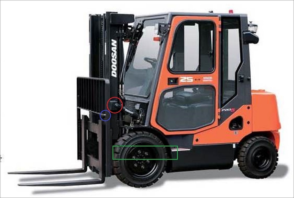 지게차 실기 학원 지게차 기종 중요. 