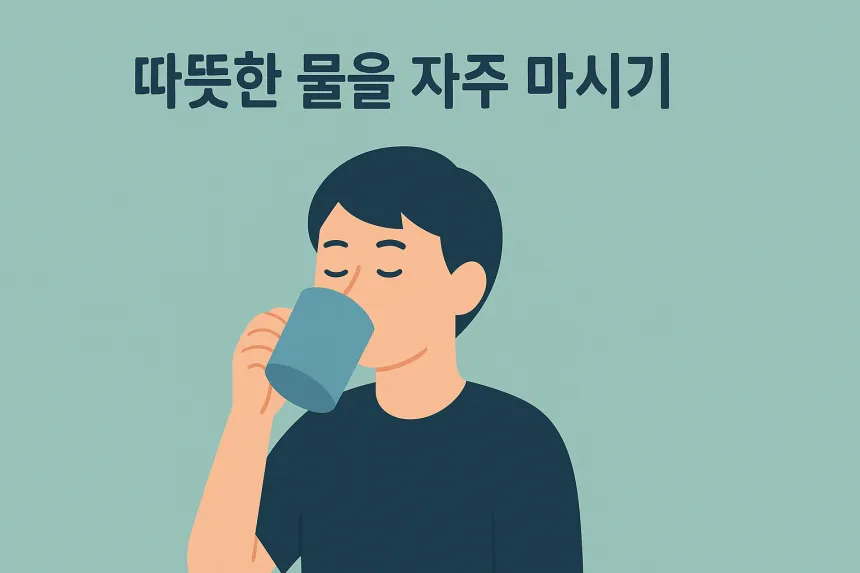 편도염 빨리 낫는 법