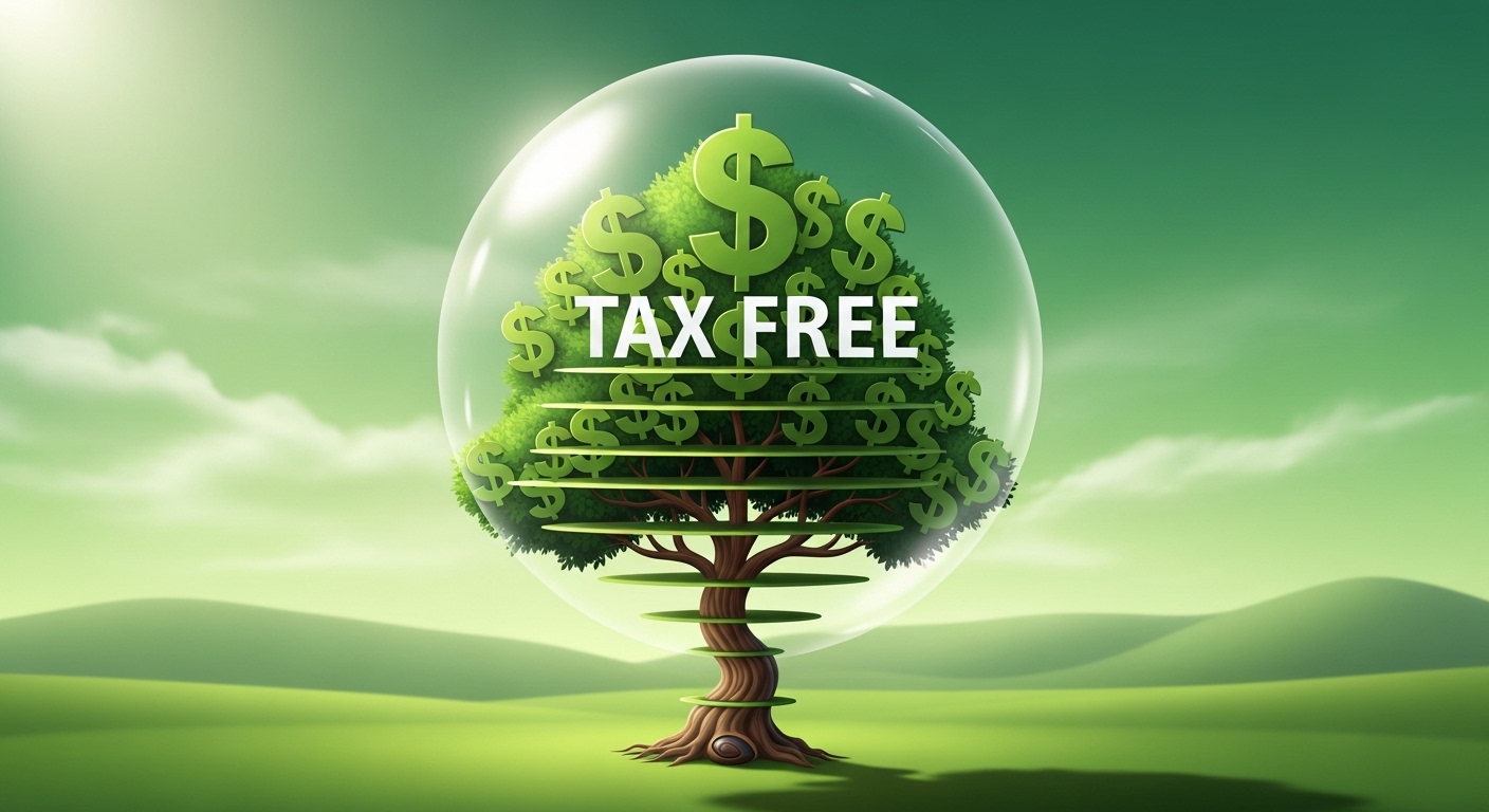 연금저축펀드의 과세이연 효과로 복리 수익이 극대화되는 모습을 시각화한 그림.