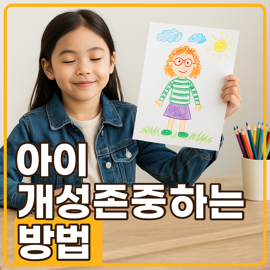 아이 개성 존중하는 방법