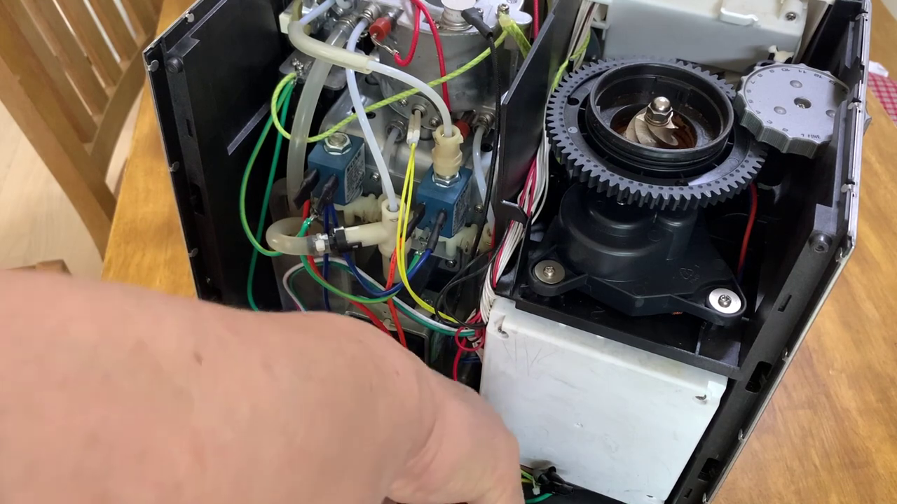 커피머신 그라인더 분해