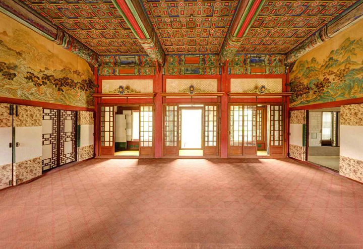 희정당 대조전 경훈각 근사한벽화 창덕궁 부벽화 김규진 오일영 김은호 이용우 노수현 이상범 미디어아트