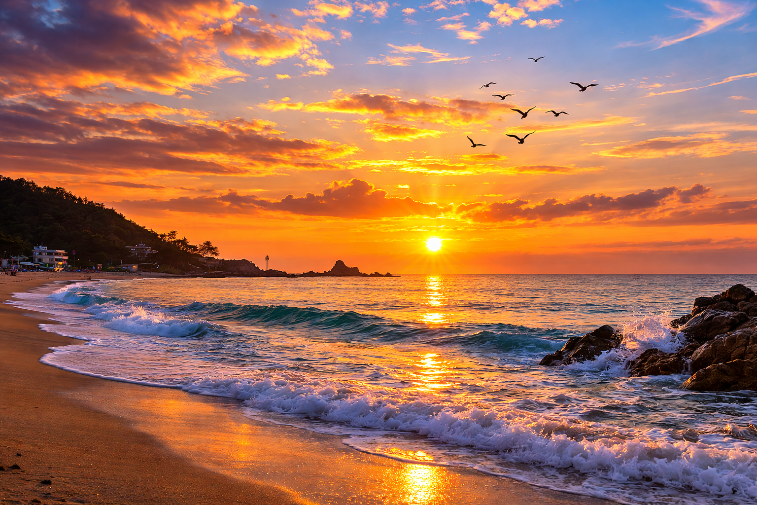 감성적인 동해 풍경