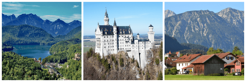 퓌센 풍경 사진 3개