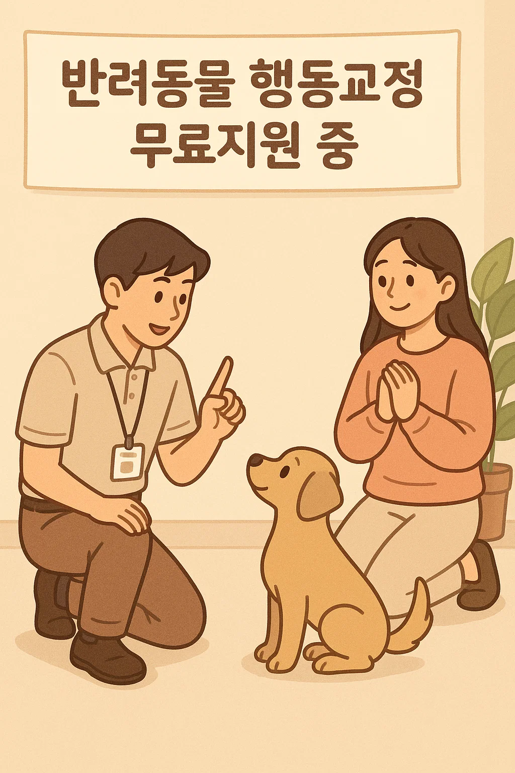 반려동물 행동교정 무료지원