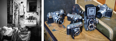 vivian_maiers_darkroom_cameras