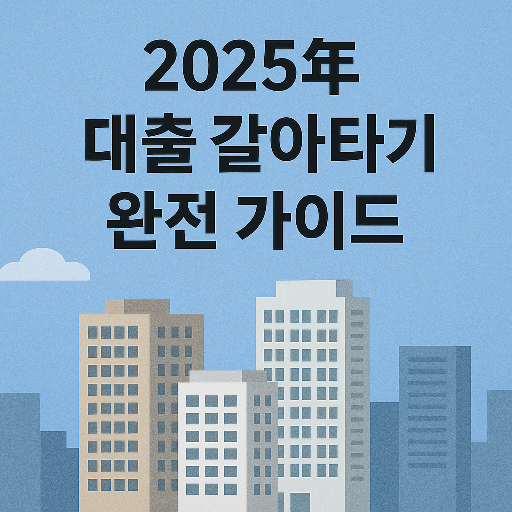 2025년 대출 갈아타기 완전 가이드