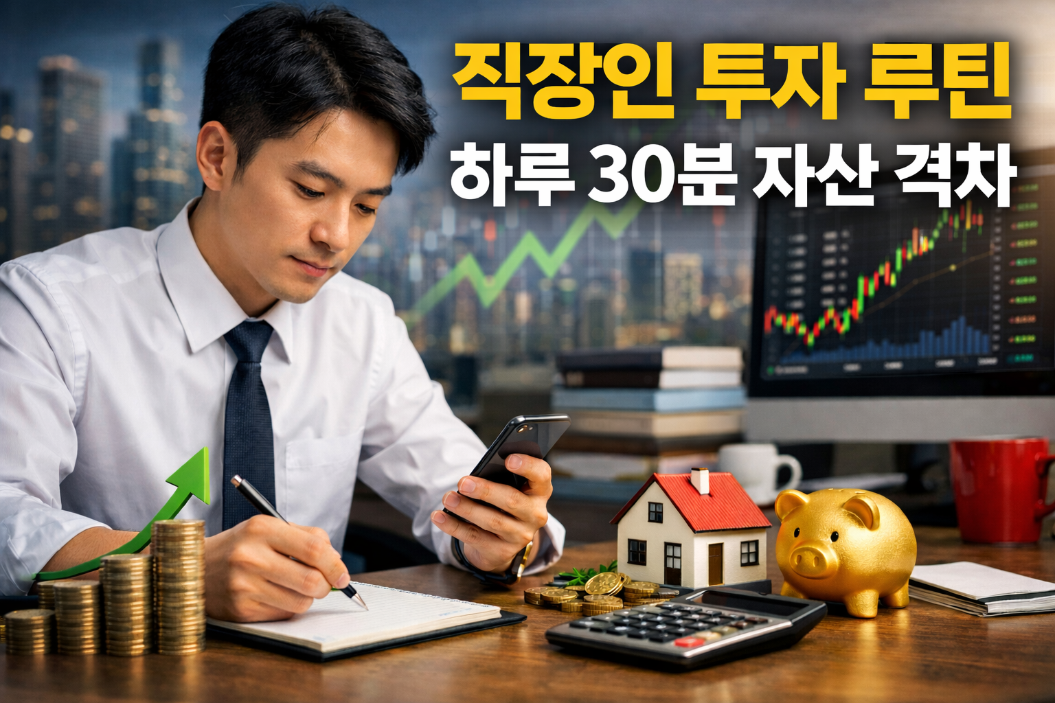 직장인 투자 루틴: 하루 30분으로 자산 격차 벌어지는 이유