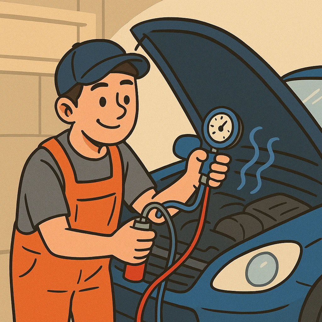 에어컨-가스-보충