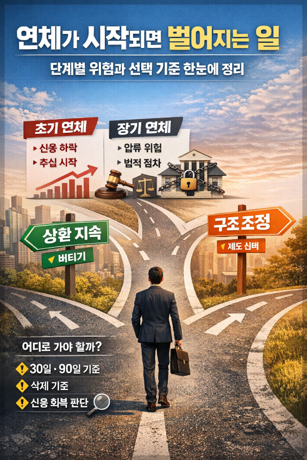 연체시작되면 벌어지는 일