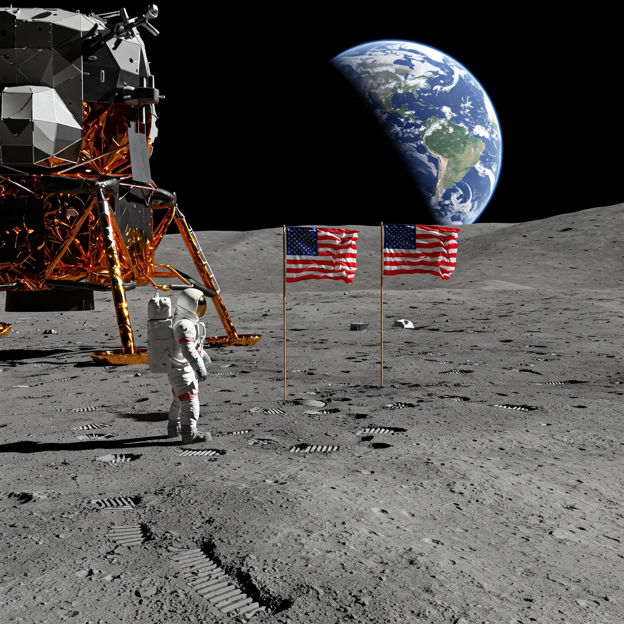 인류의 위대한 발자국: 달 착륙과 아폴로 계획의 역사적 의미