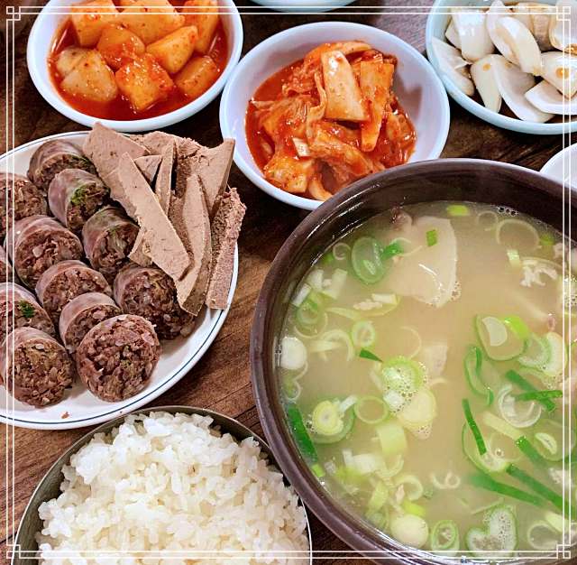 6시 내고향 수성구 지산동 목련시장 순대국밥, 족발정식 맛집