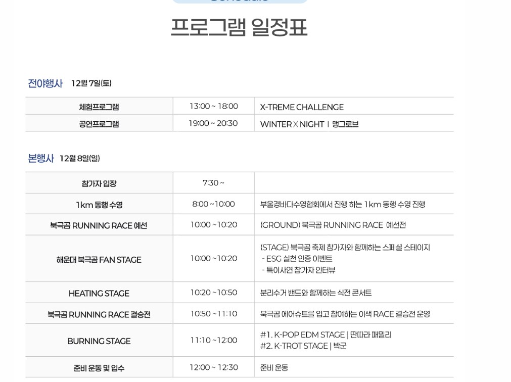 헤운대 북극곰 축제
