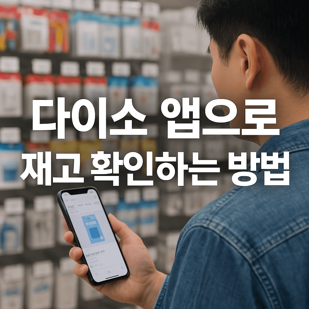 다이소 앱으로 재고 확인하는 방법 - 샵다이소 앱 200% 활용하기