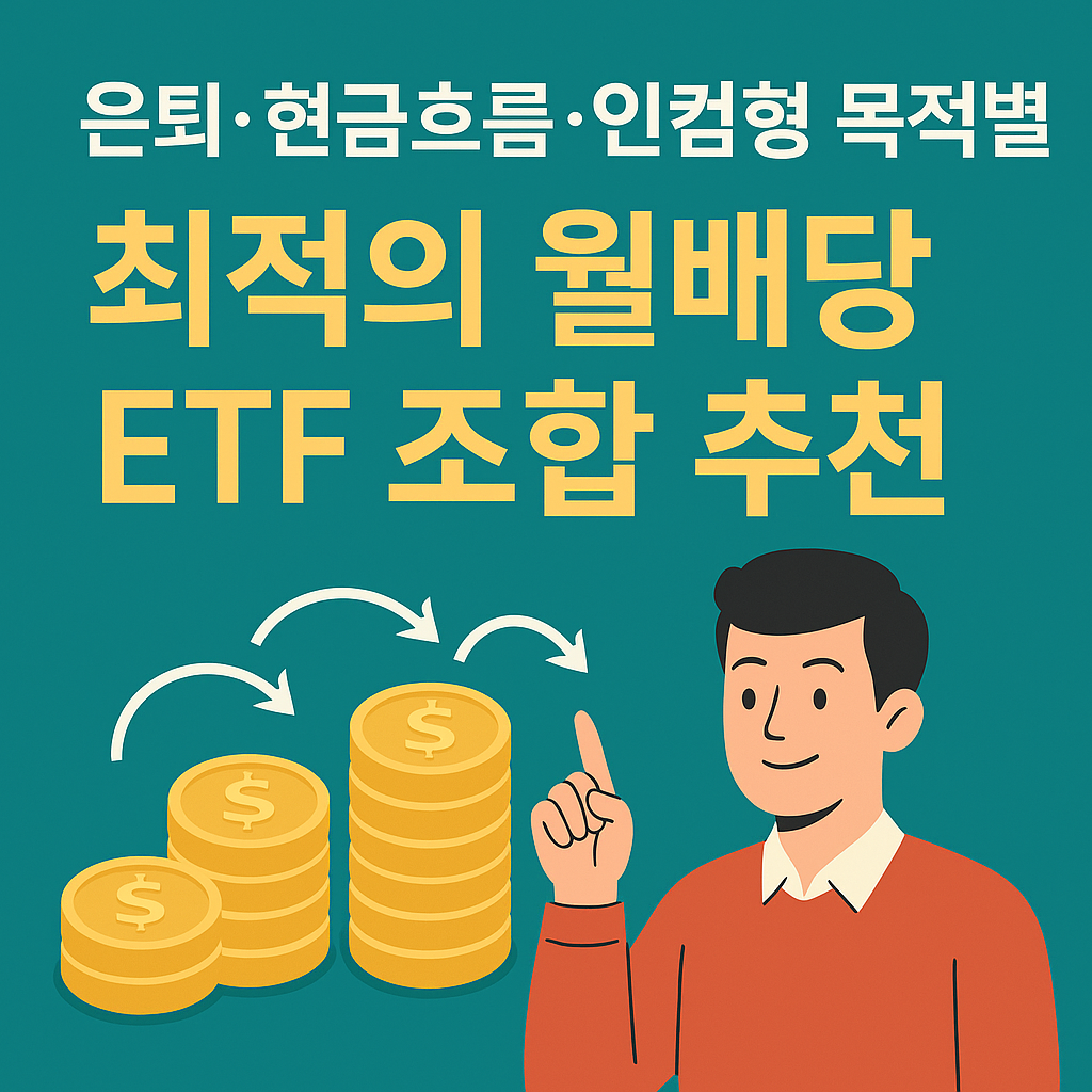 은퇴·현금흐름·인컴형 목적별|2025 최적의 월배당 ETF 조합 추천