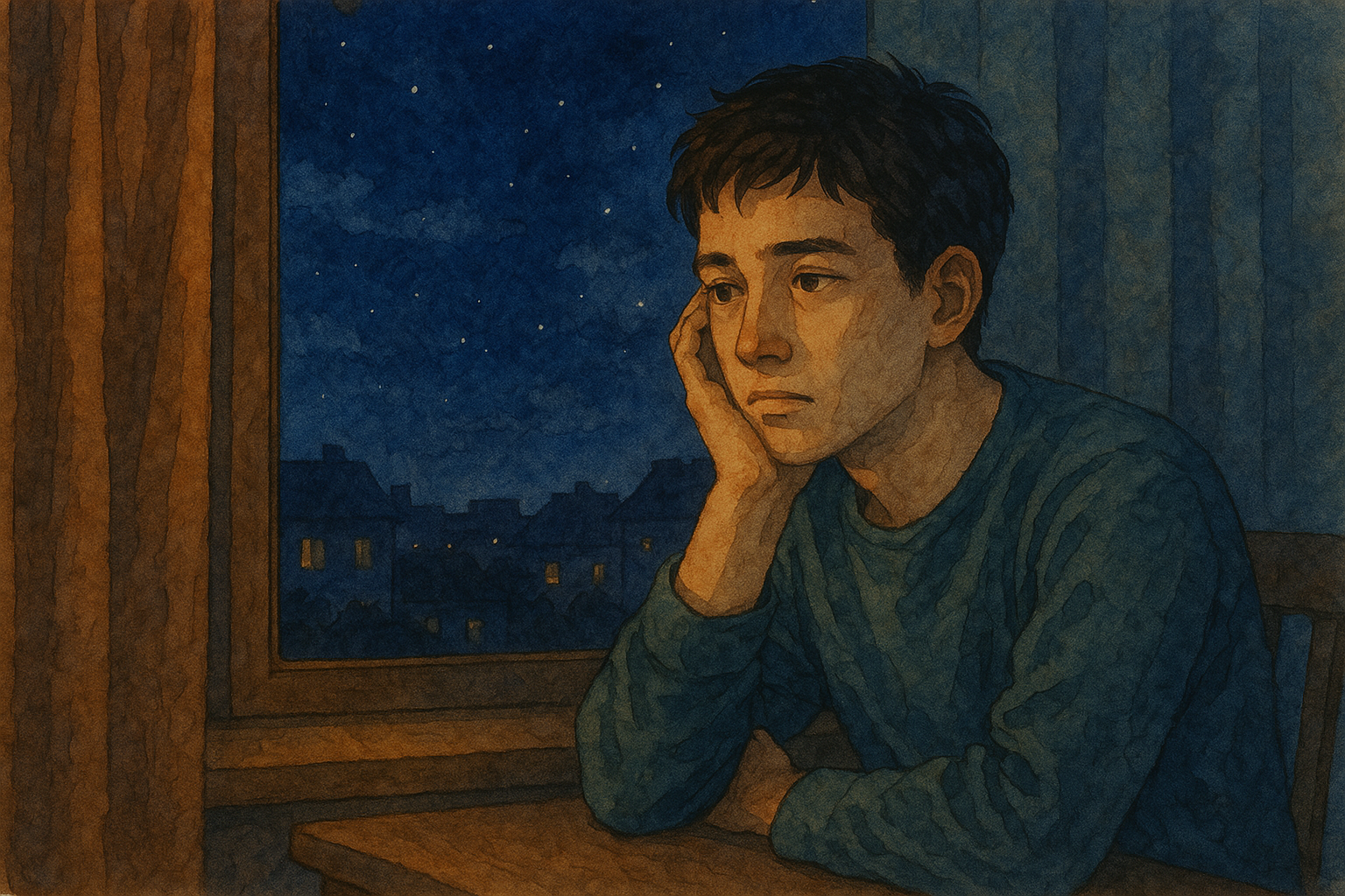 깊은 밤의 사색