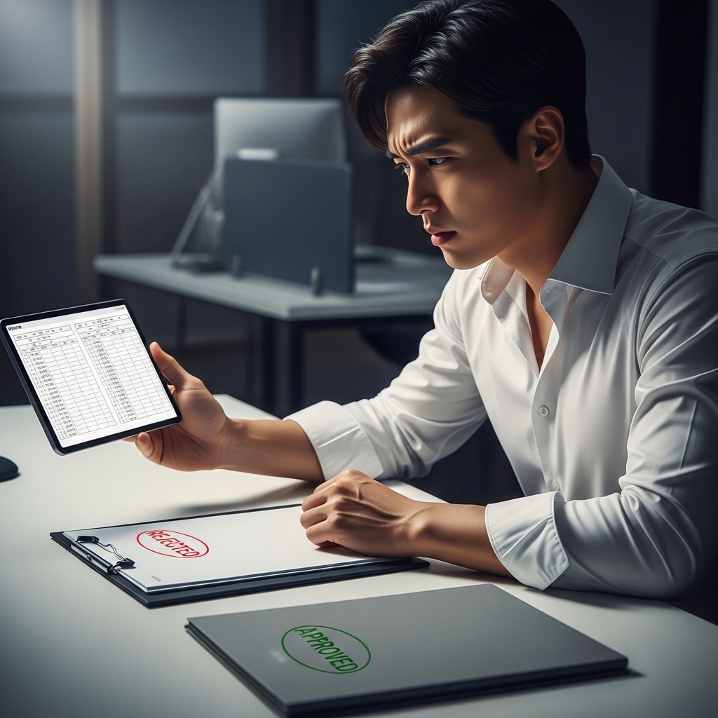 같은 점수인데 결과가 다른 이유