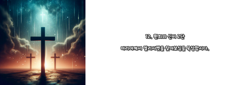 천주교 묵주기도 환희의 신비 5단