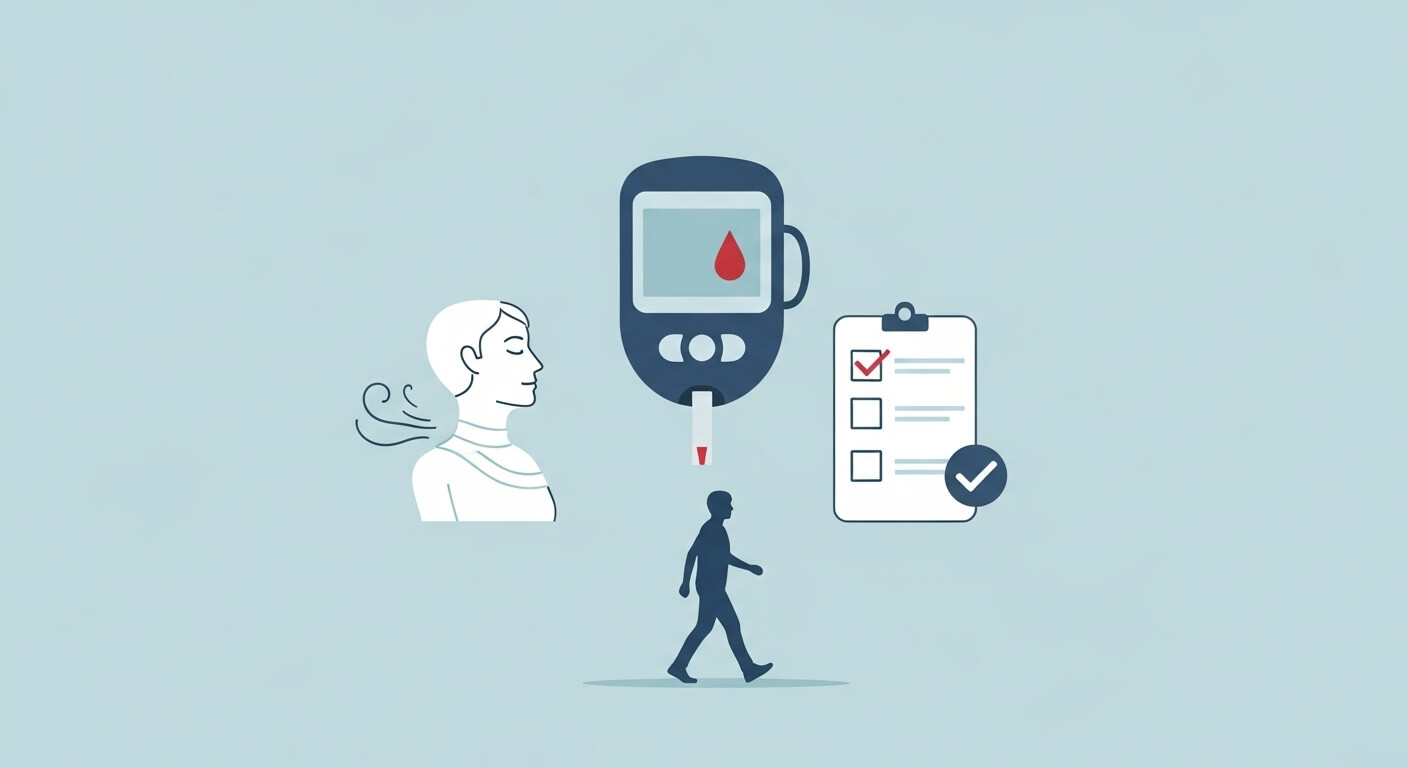 자가 관리: 혈당 체크와 예방 습관 형성