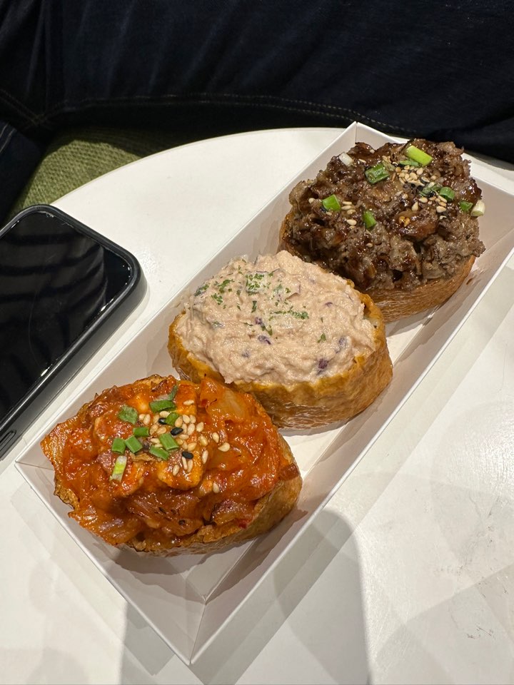 필자가 주문한 메뉴들