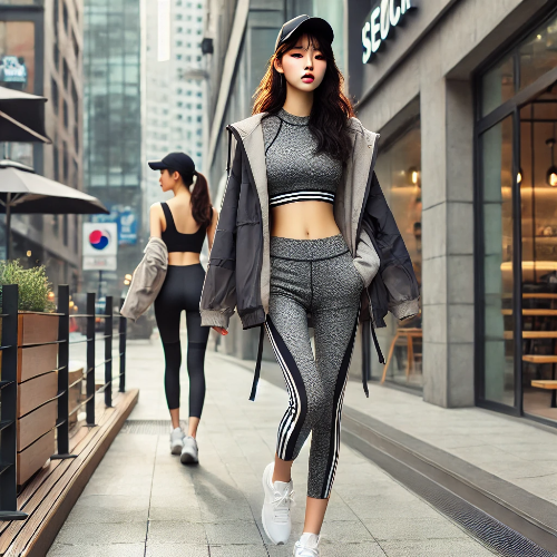 스포티한 애슬레저 스타일