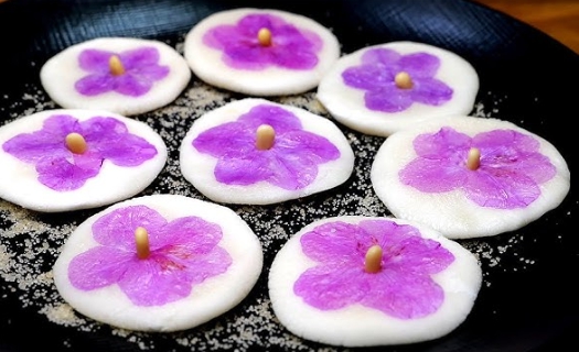 한국의 떡 종류 화전