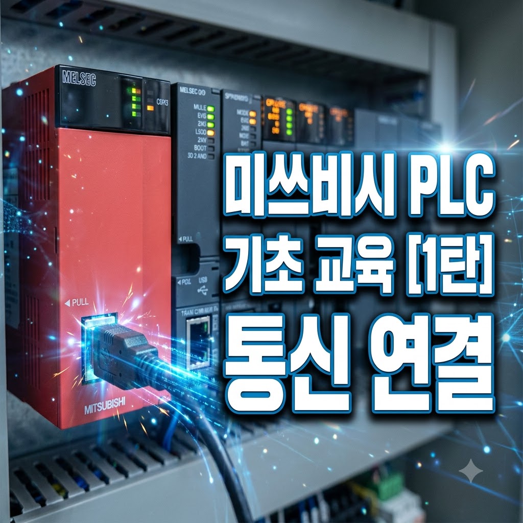 초보자를 위한 미쓰비시 PLC 기본 교육 (1탄: 통신 연결)
