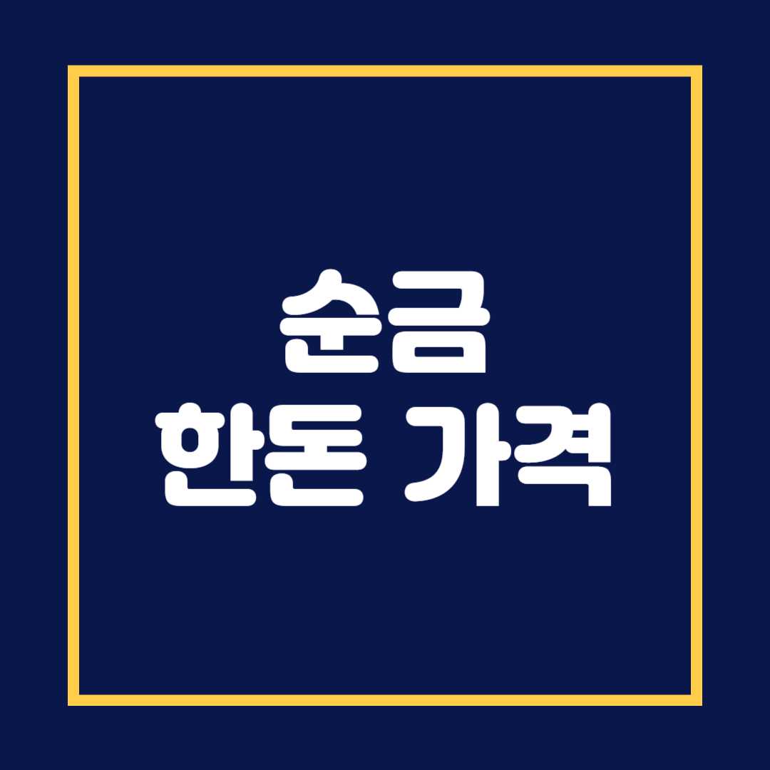 순금 한돈 가격