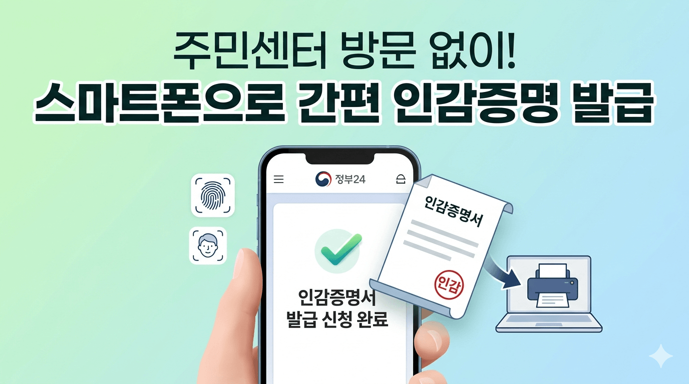 인감증명서 온라인 발급 방법: 용도별 구분 및 정부24 이용 가이드
