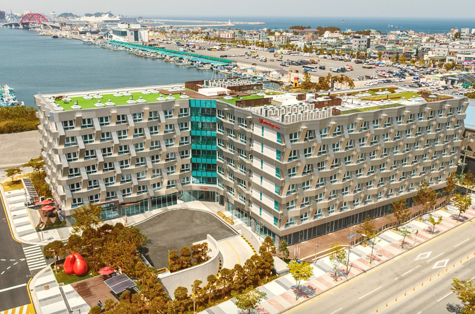 마리나베이 속초 호텔 전경 사진