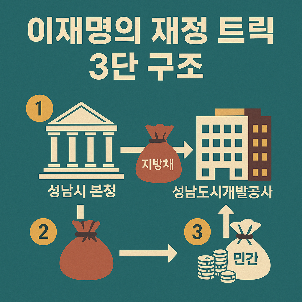 이재명 성남 빚