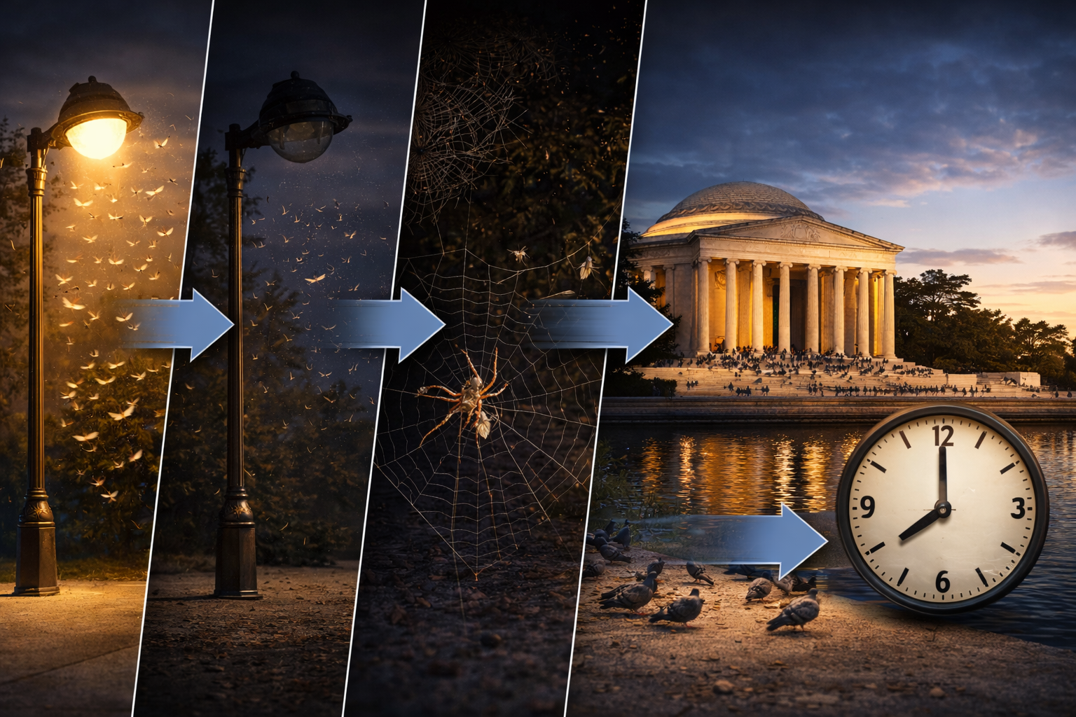 이른 조명을 2시간 늦게 조명으로 문제 해결