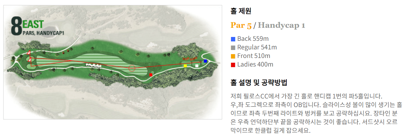 필로스 컨트리클럽 동코스 08
