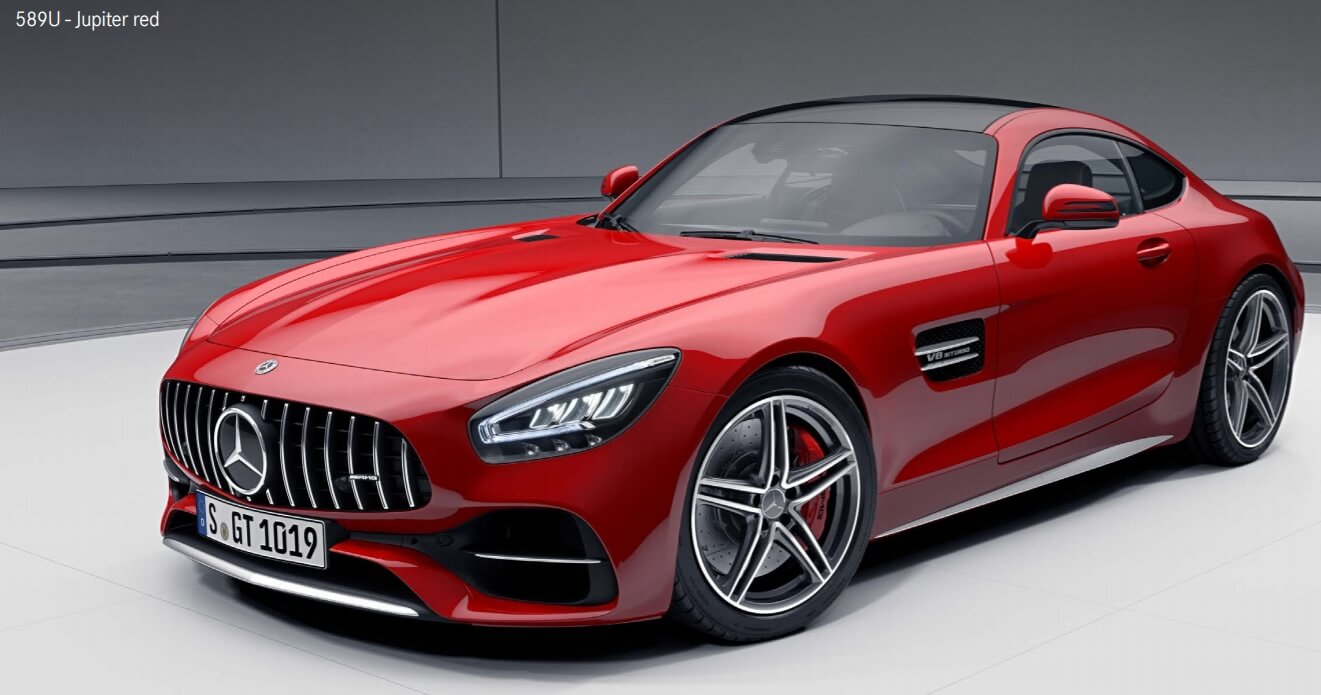 AMG GT Coupe 색상코드 - Jupiter red(색상 코드 : 589)