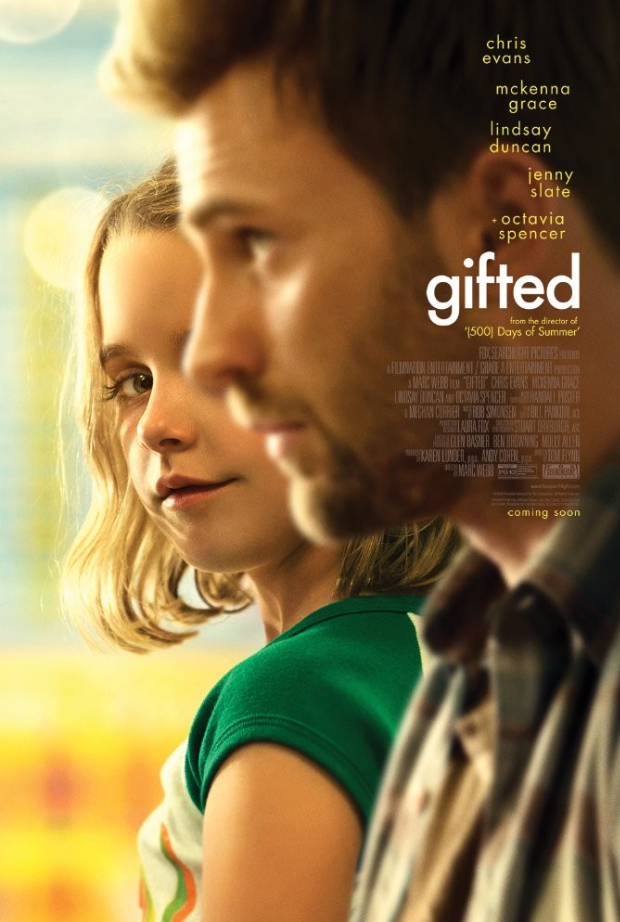 어메이징 메리 공식 포스터, Gifted 2017 movie poster