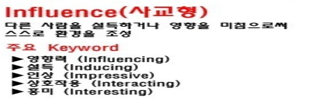 DISC 검사 사교형