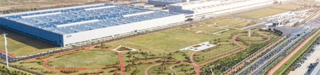 중국 우링자동차 중국 공장 전경