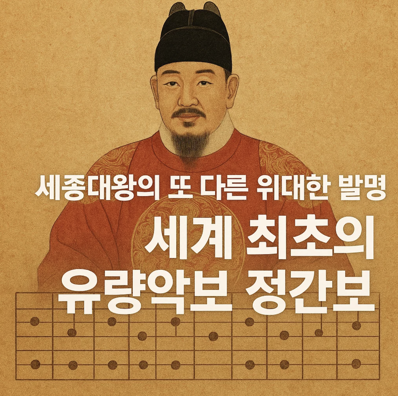 세종대왕의 또 다른 위대한 발명, 세계 최초의 유량악보 정간보