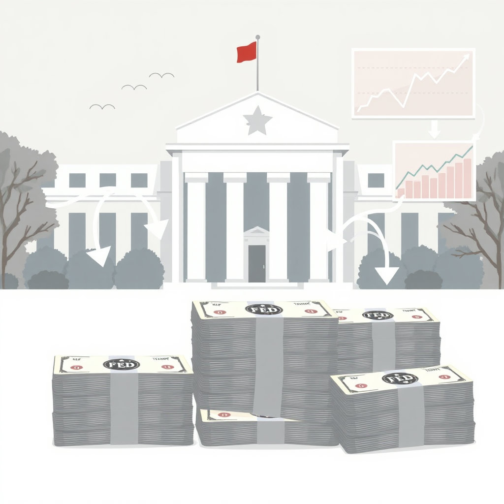 미국 연방준비제도(FED)는 공식적인 기준금리 인하 대신 국채 매입이라는 방법으로 시장 유동성을 확대하는 전략을 채택했습니다.
주요 정책 조치
3년 만기 국채 200억 달러, 10년 만기 국채 148억 달러 매입
총 348억 달러 규모의 국채를 최근 이틀간 조용히 매입
공식 발표 없는 점에서 사실상 **비공식적 양적완화(QE)**로 해석 가능
위험자산(주식, 비트코인 등)에 긍정적인 시그널로 작용