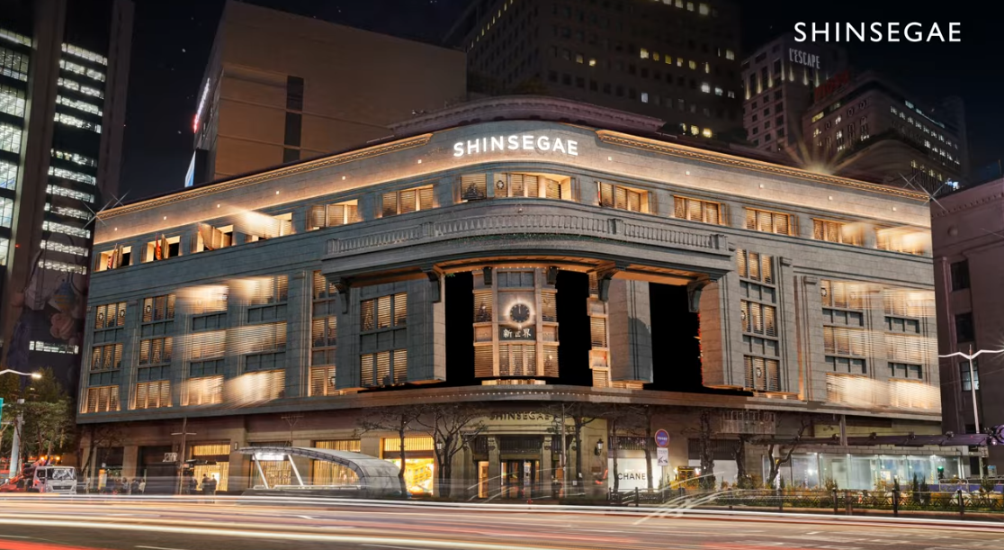 신세계백화점 본점 크리스마스 미디어파사드