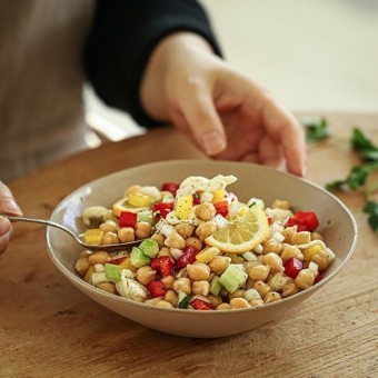 병아리콩 샐러드 사진