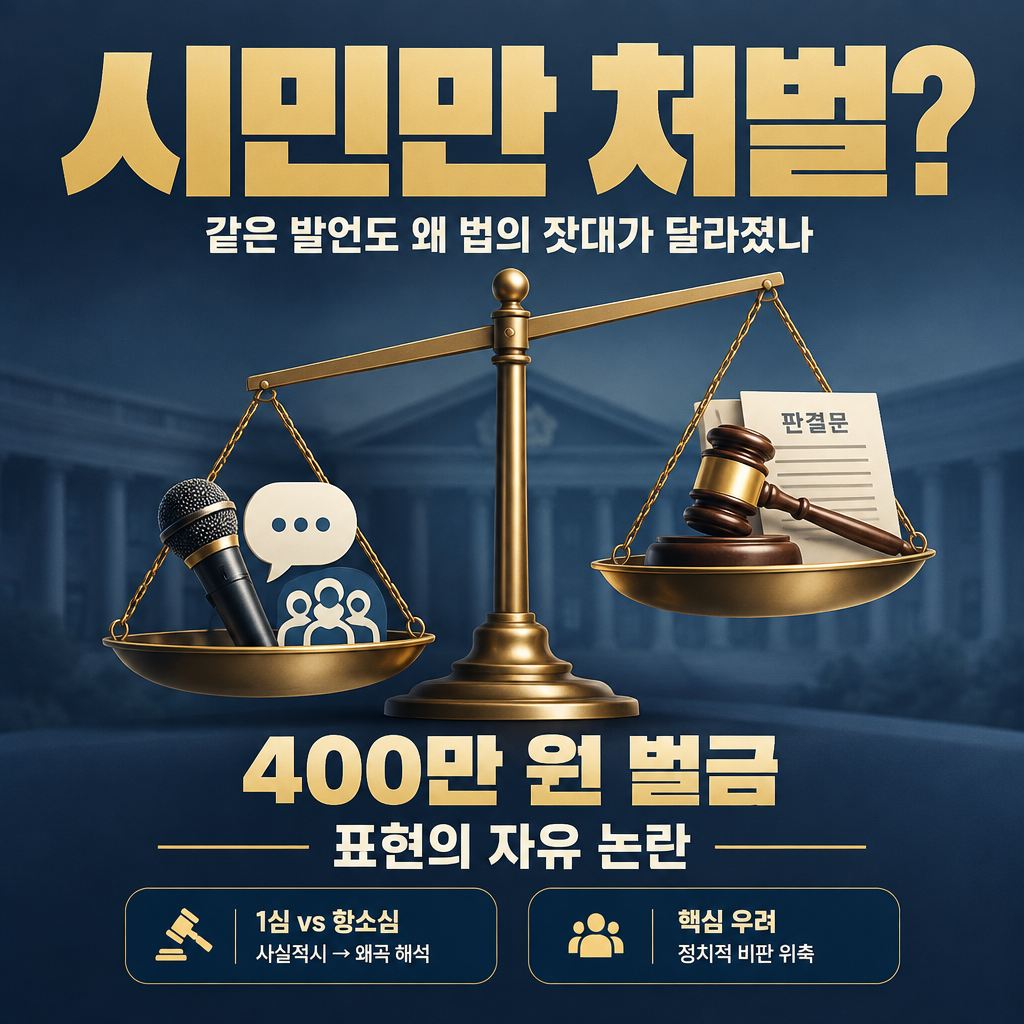 시민만 처벌?