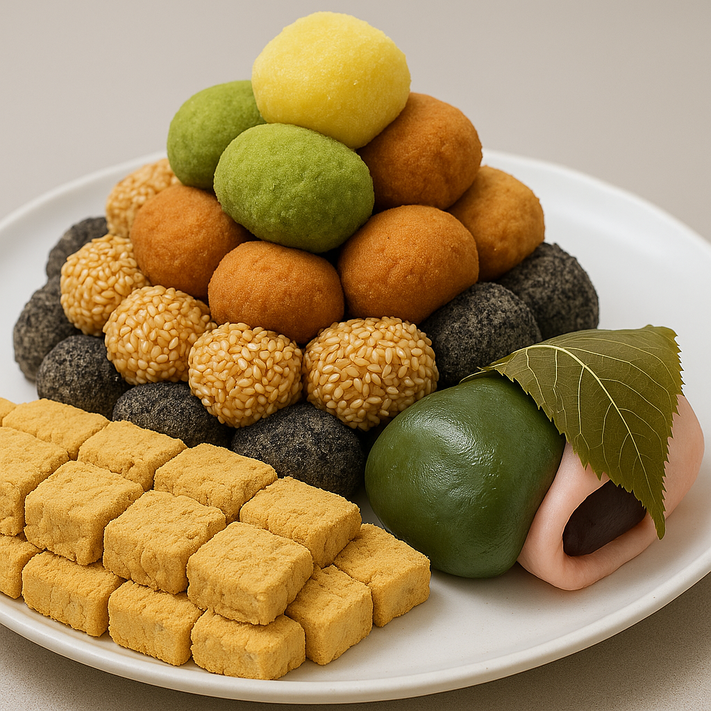 오새경단
인절미
망개떡