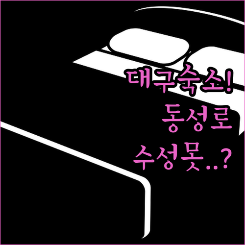 대구 동성로 수성못 숙소 리스트 위치..