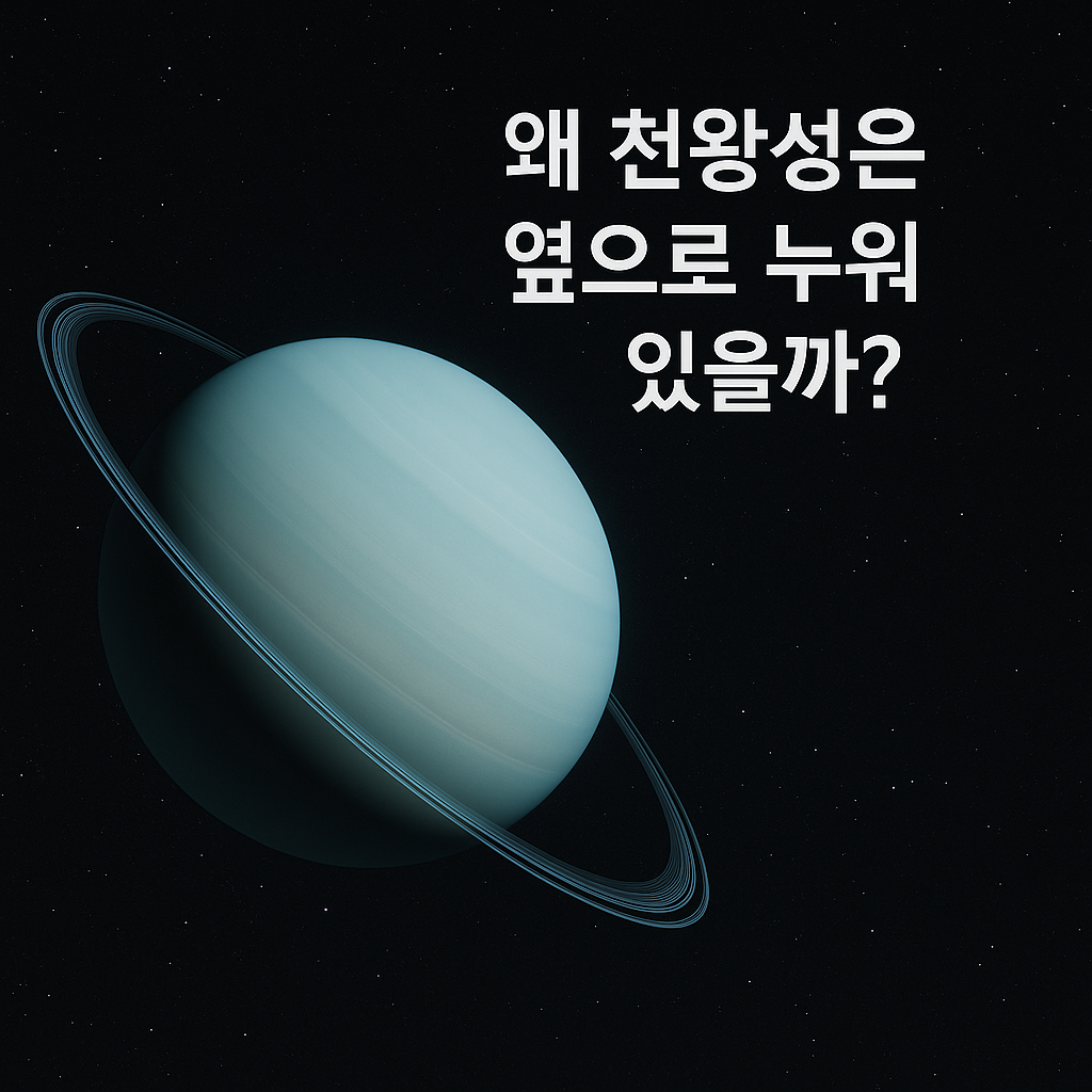 왜 천왕성은 옆으로 누워 있을까