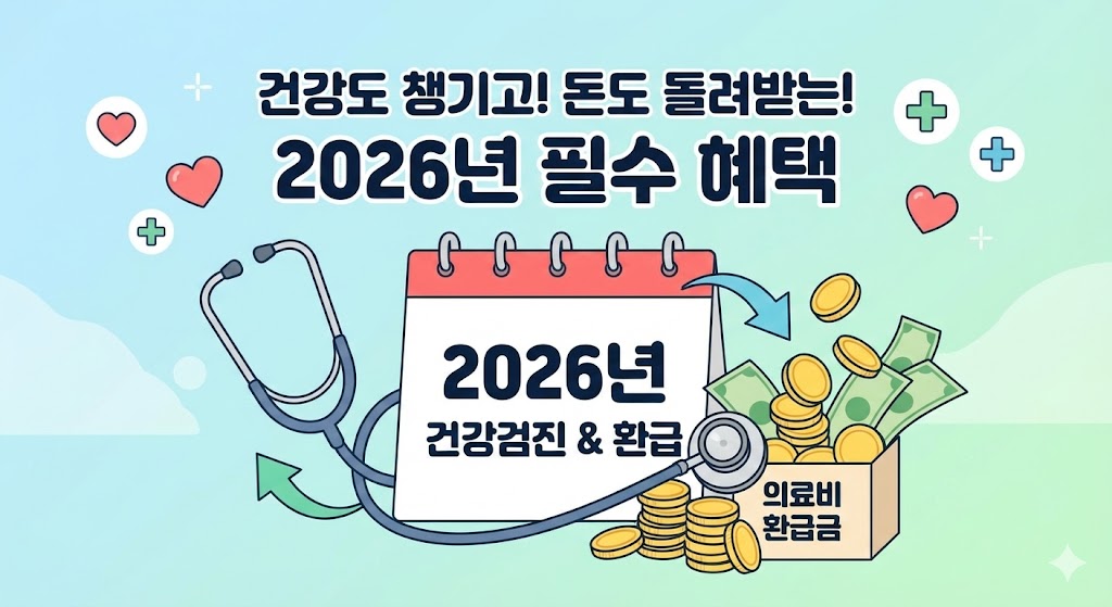 2026년 국가건강검진 대상자 확인 &amp; 본인부담상한제(의료비 환급)