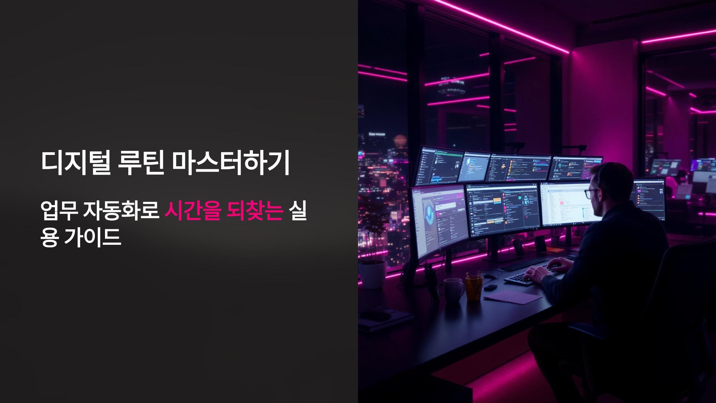 자동화로 퇴근 앞당기는 디지털 루틴 전략