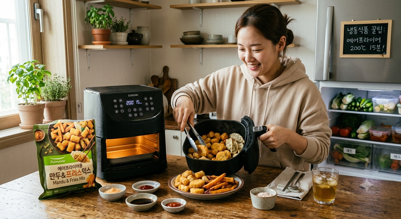 냉동식품 맛있게 먹는 꿀팁 에어프라이어
