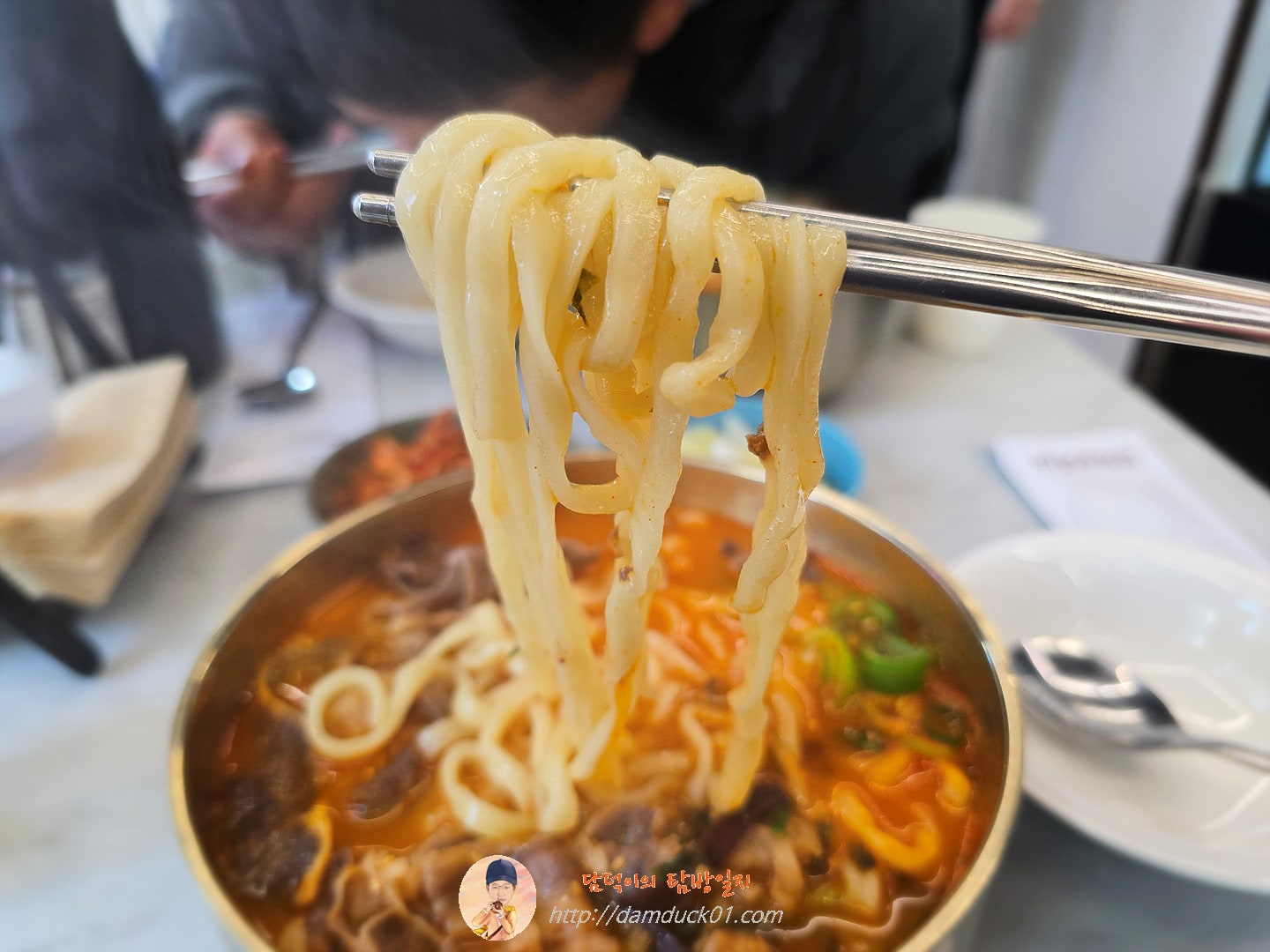 고기 장칼국수