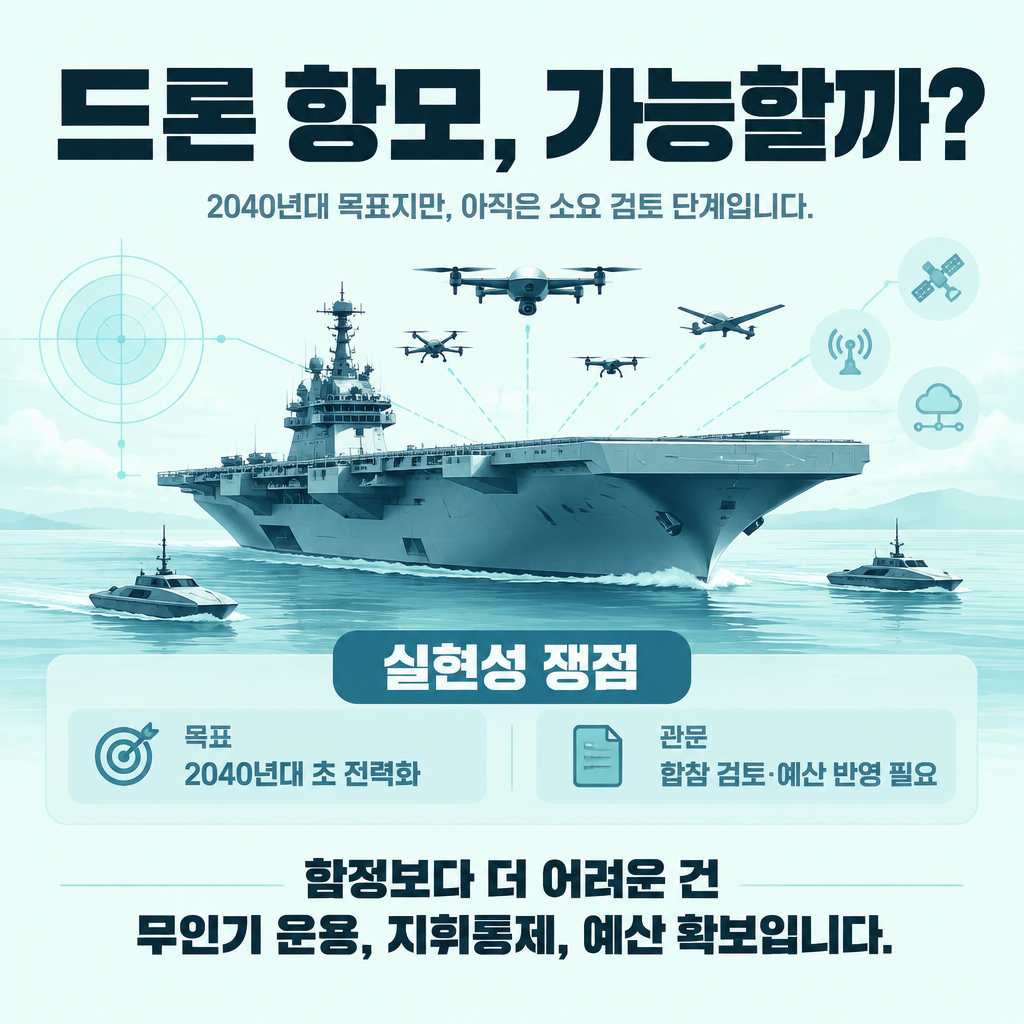 드론 항모, 가능할까?